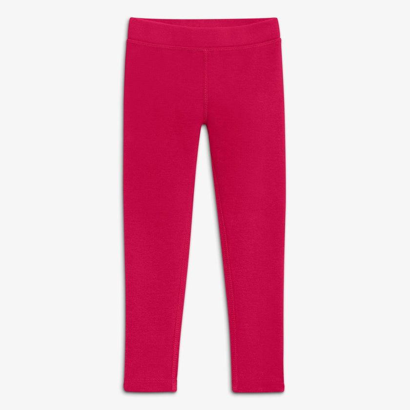 Kids coziest fleece-lined legging in seasonal colors