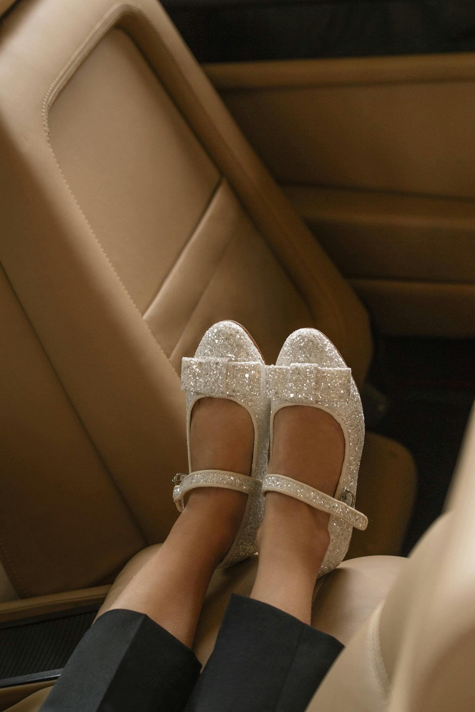 Ellen Glitter Mary Janes