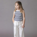 Linen Paper Bag Tie-Waist Pant