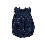 Baby Girls Jaipur Bubble - Navy Dot
