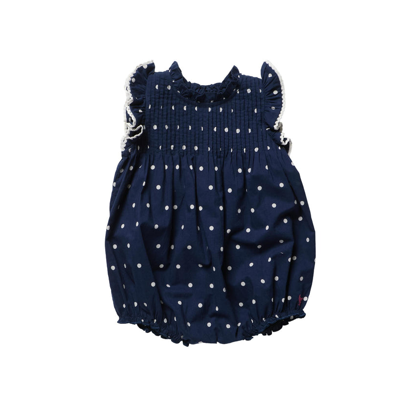 Baby Girls Jaipur Bubble - Navy Dot