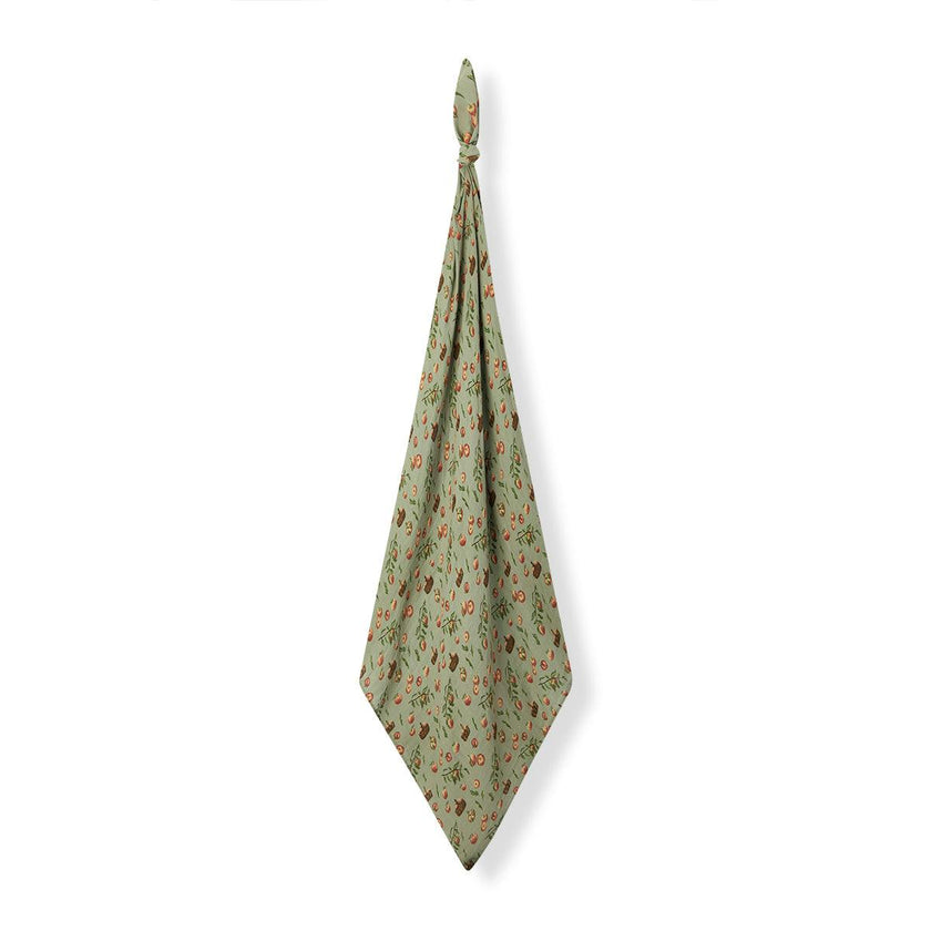 Apple Orchard Organic Cotton Swaddle