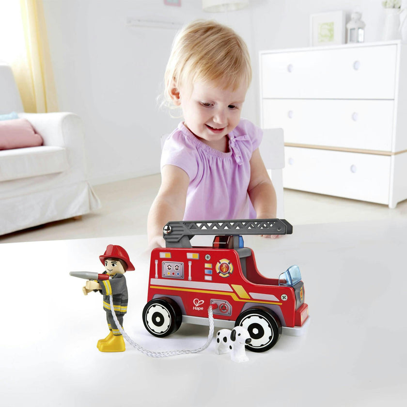 Fire Truck Playset W/ Action Figure & Rescue