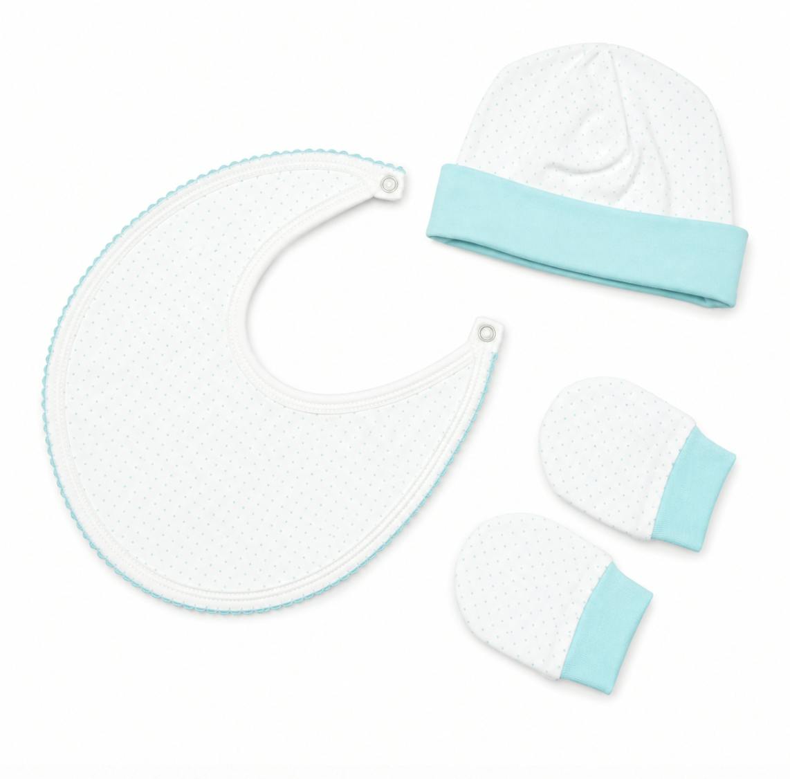 Mint Polka Dot Pima Cotton Essentials Set
