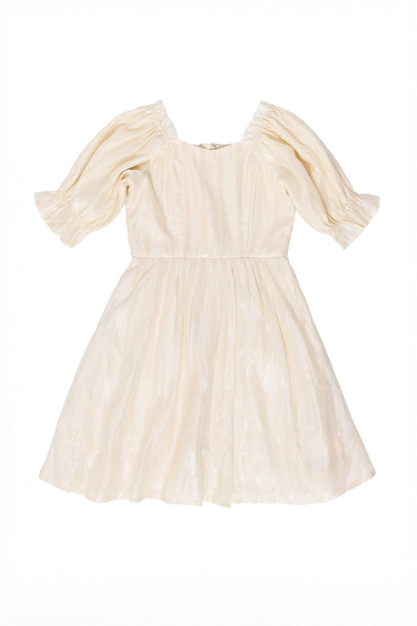 Mini Tindra Dress in Cream Sequin