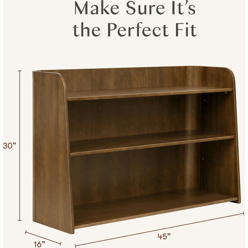 Melo Montessori-Inspired Bookcase in Natural Walnut