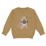 Bulldog Football Patch Sweatshirt