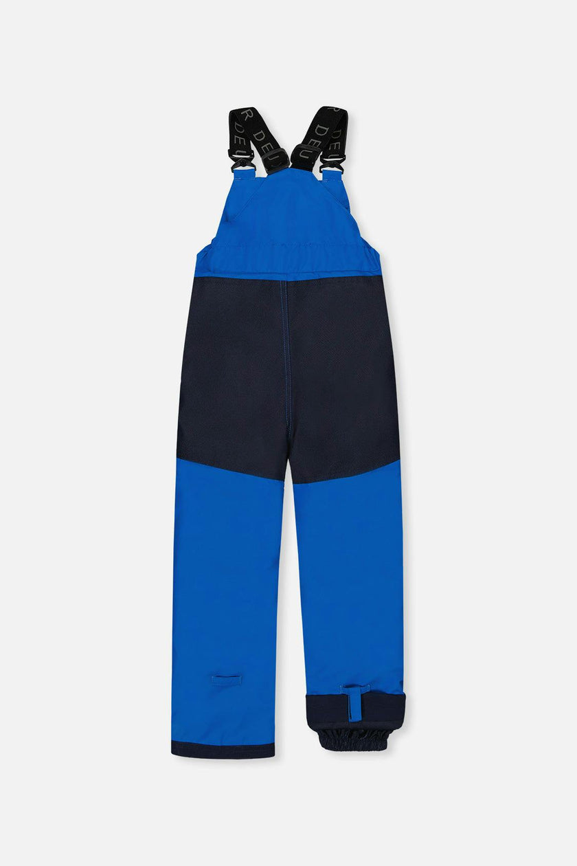Two Piece Discover Snowsuit Blue Dinosaur Print