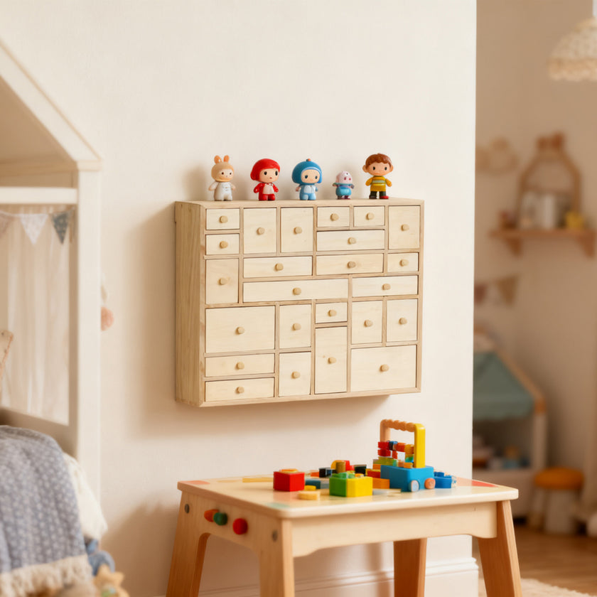 DIY Craft Storage & Advent Calendar