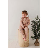 Girl's Raglan Sweatshirt Ski in Mauve