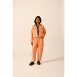 Corduroy Cropped Shacket in Sunset Serenade