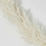 Frosted Shimmer Cream Baby's Breath Gypsophila Christmas Mantel Garland Holiday Table Runner