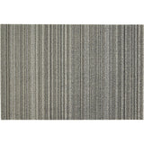 Skinny Stripe Shag Floor Mat, Birch