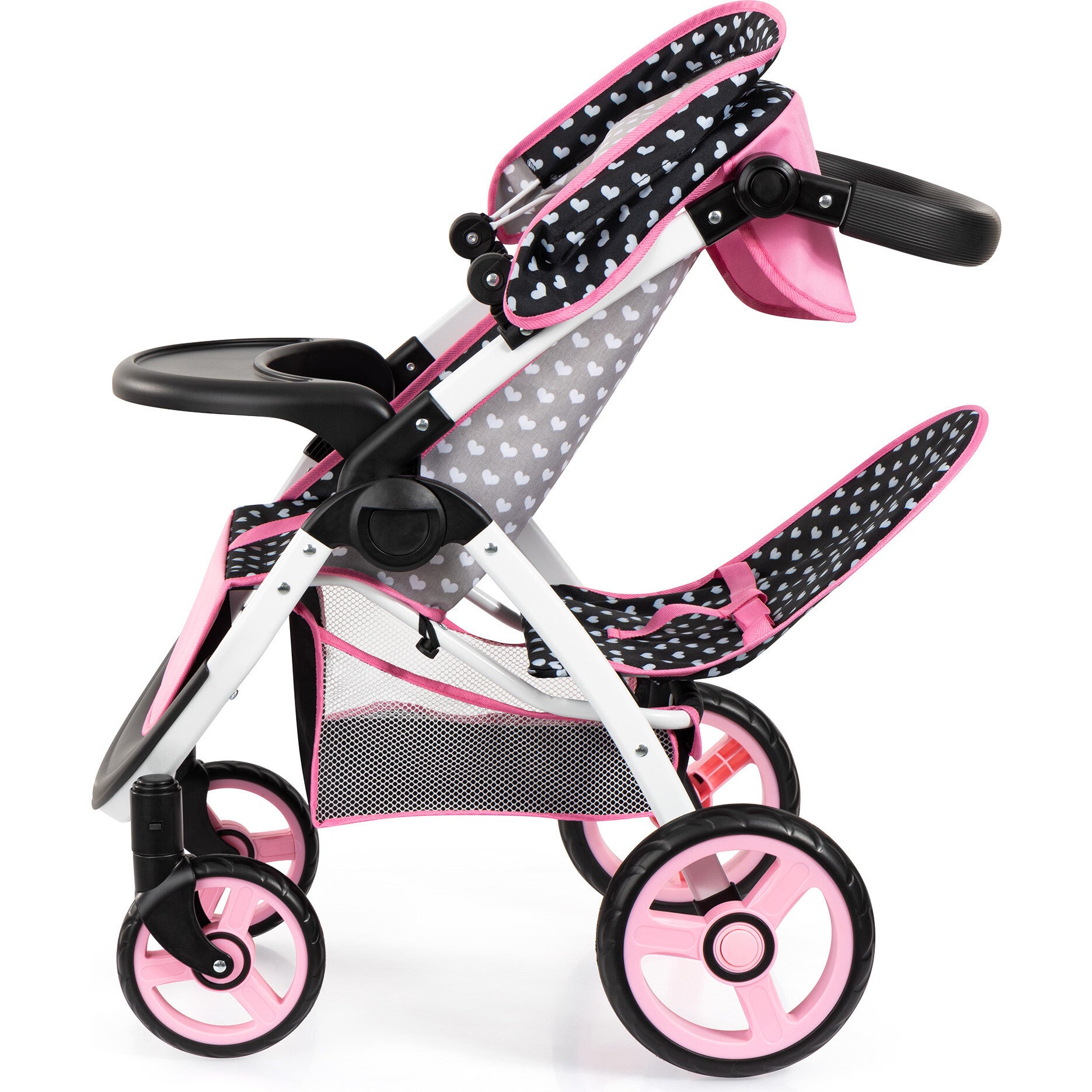 Bayer Design Dolls: Twin Star Stroller - Black