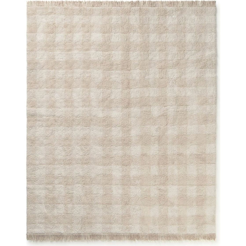 Washable Rug Vichy Ivory