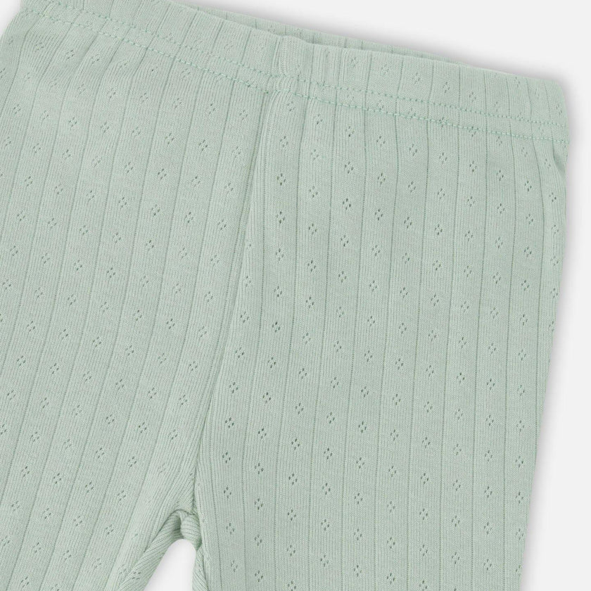 Muslin Tunic And Pointelle Leggings Set