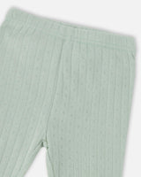 Muslin Tunic And Pointelle Leggings Set