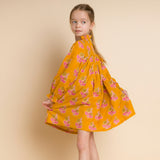 Smocked Long Sleeve Dress