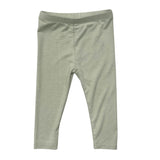 Girls Basic Leggings in Sage