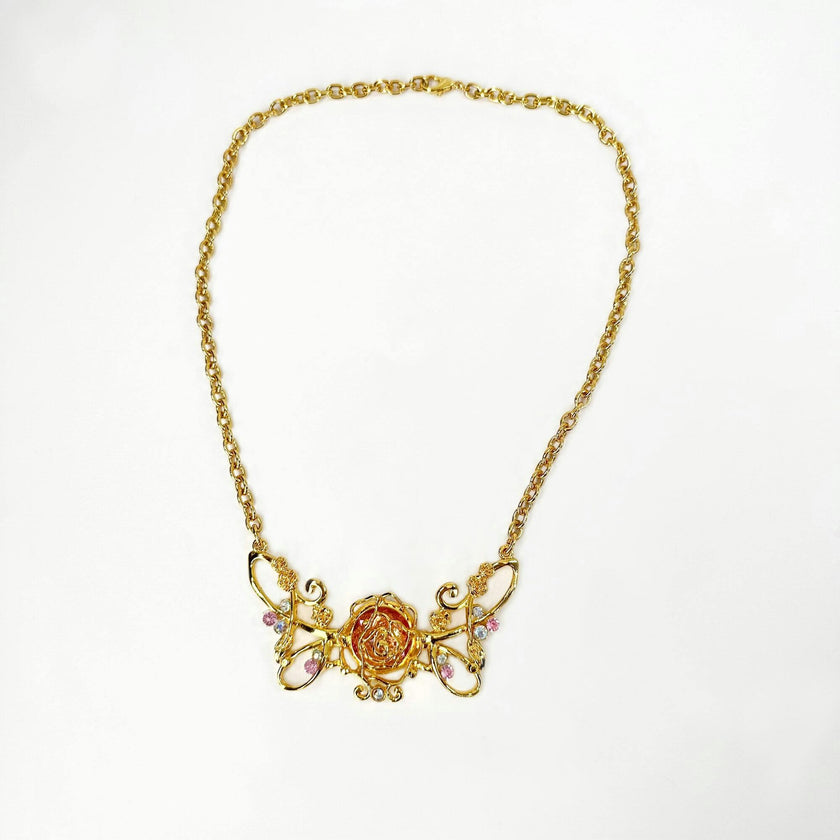 DISNEY BELLE METAL NECKLACE