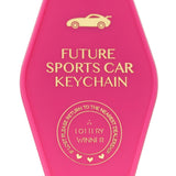 Future Sports Car Keychain