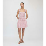 The Azalea Mini Nap Dress - Red Ticking Stripe