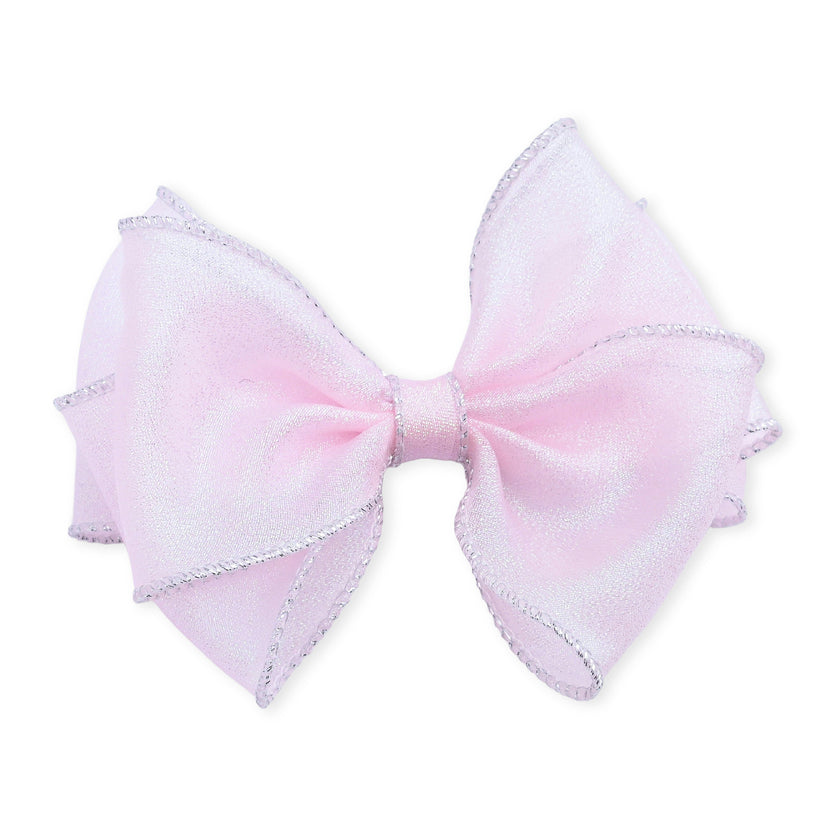 Multicolor Glitter Bow Hair Clip Set