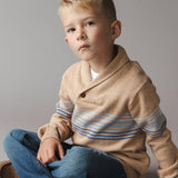 Organic Shawl Collar Sweater