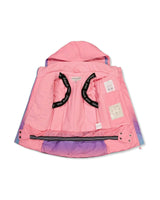 Two Piece Play Snowsuit Pink To Blue Gradient