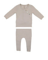 Boys Quilted Waffle 2-Piece Loungewear Set