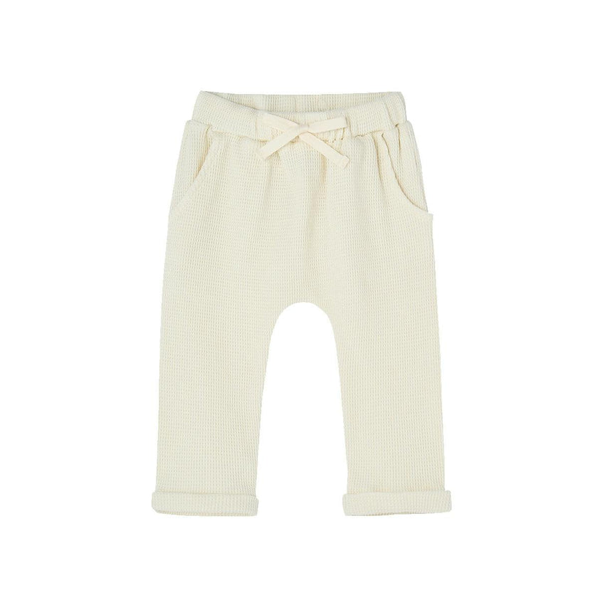 Vanilla Waffle Jogger Pants