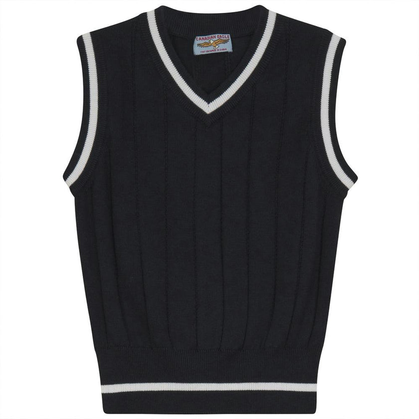 Basic Wide Ribbed Collared Vest
