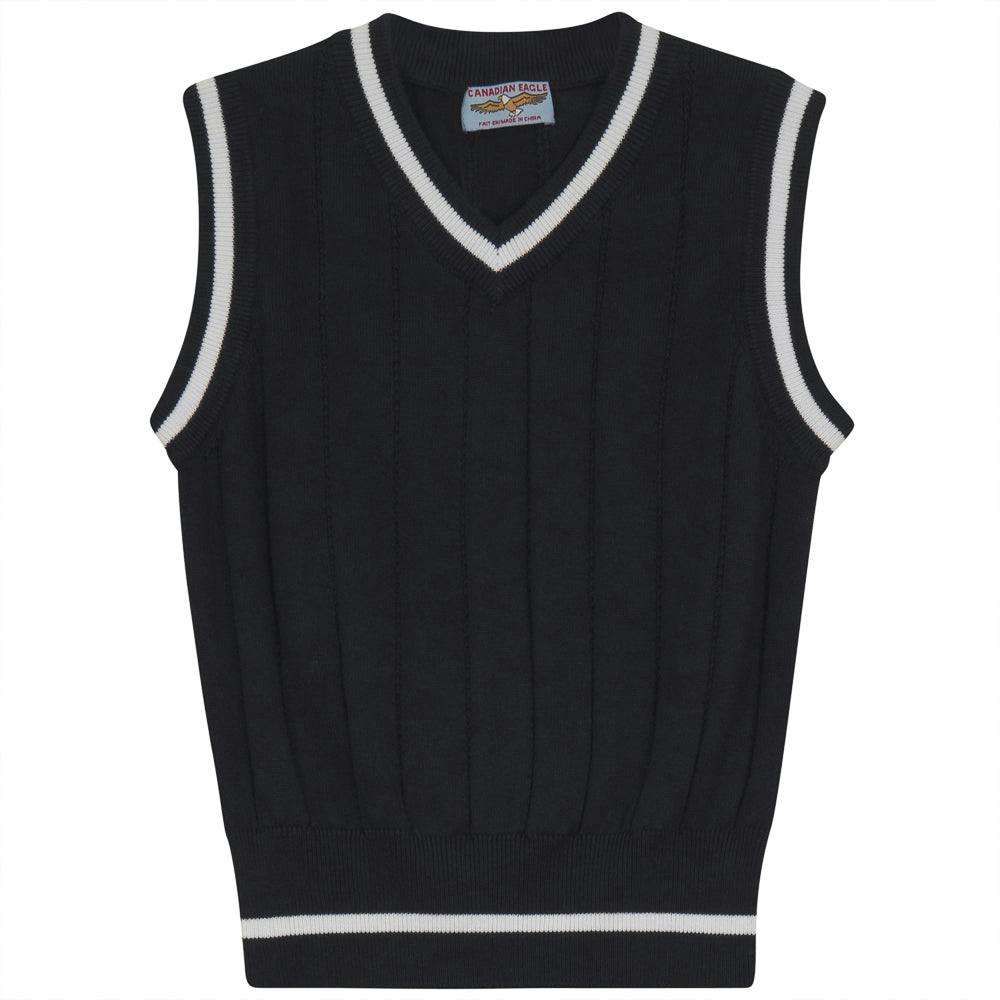 Basic Wide Ribbed Collared Vest