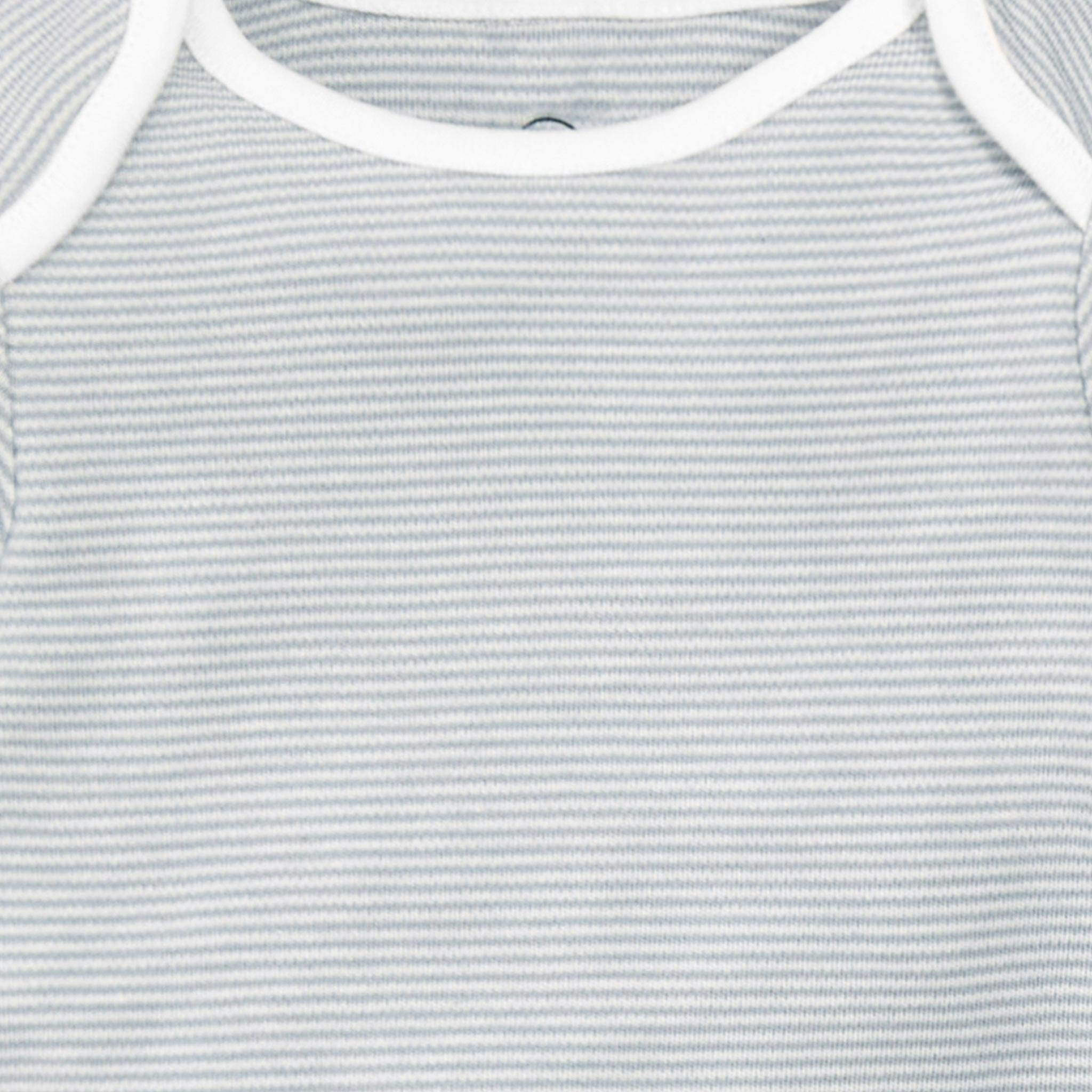 Long Sleeve Bodysuit - Blue Stripe