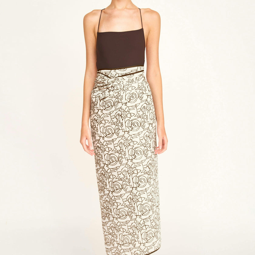 Sarong in Chocolate Heka