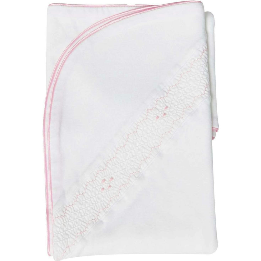 Nella Smocked Girl Blanket Pink Smocked