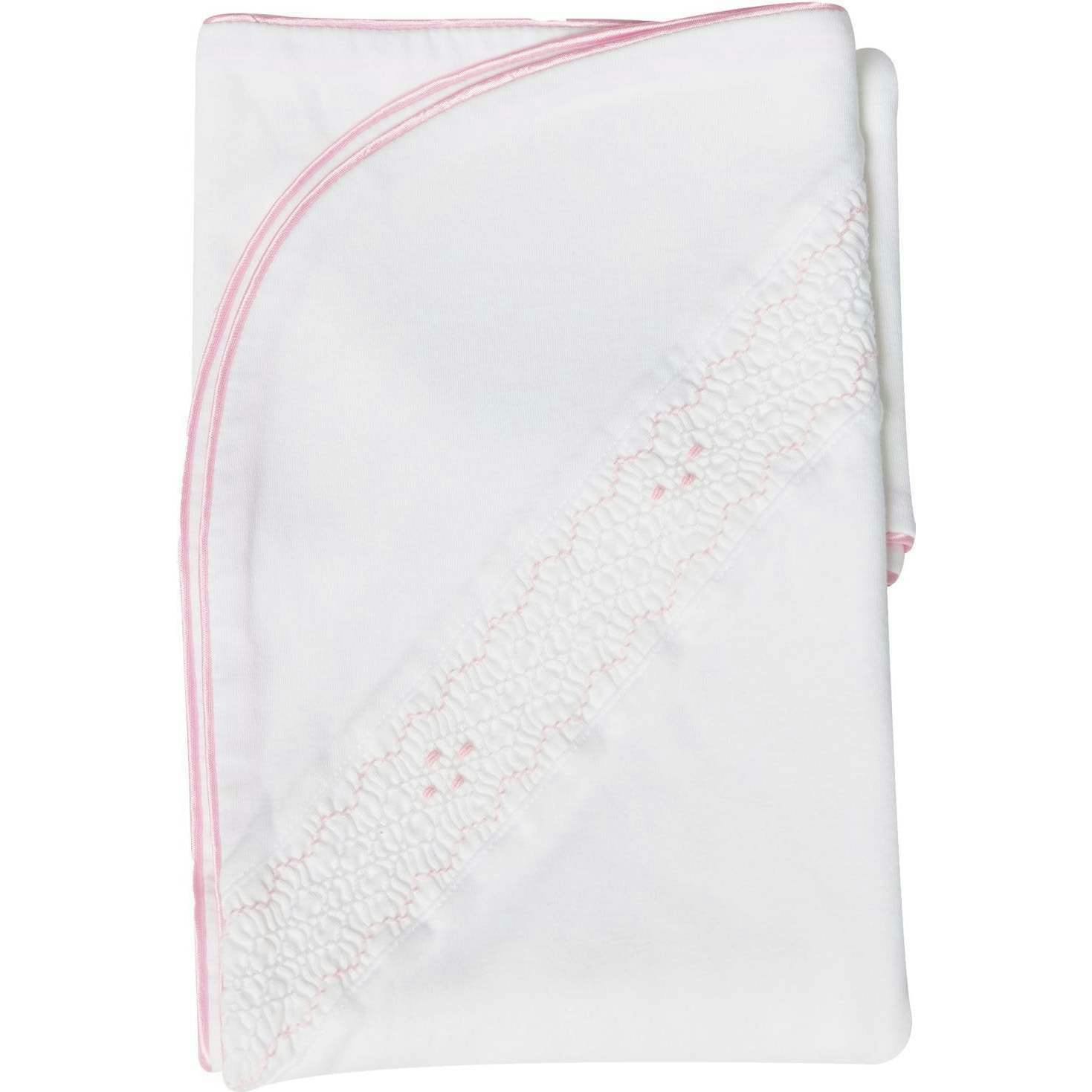 Nella Smocked Girl Blanket Pink Smocked