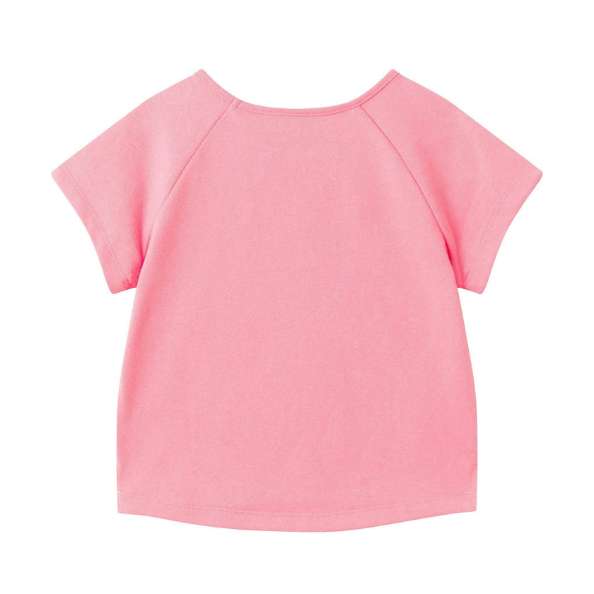 Girls French Terry Top & Short | Glitter Cheetah