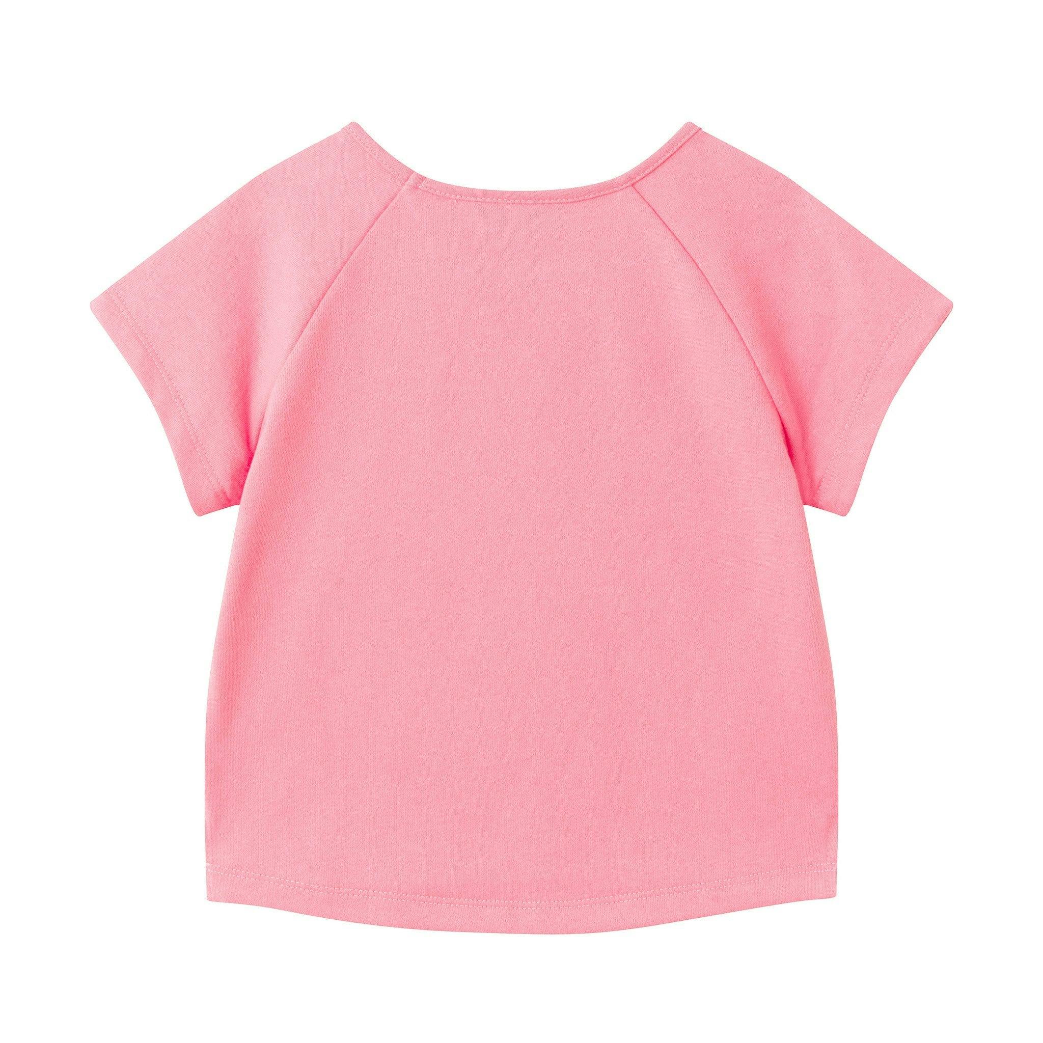 Girls French Terry Top & Short | Glitter Cheetah