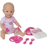 Newborn Baby: Drink & Wet - 7pc Pink - 15" Doll