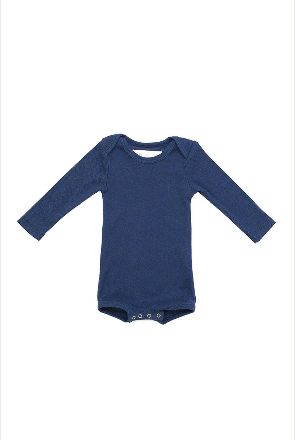 Long Sleeve Crawler w/ Snaps Navy