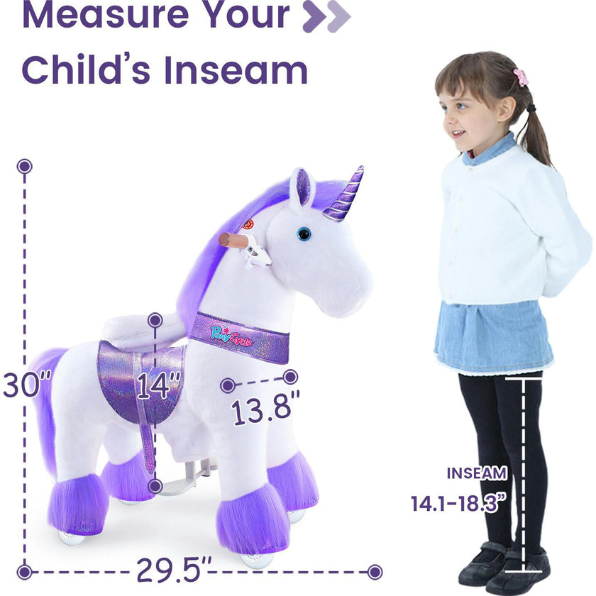 Model U® Unicorn Ride-On Toy Age 7+ – Purple