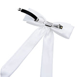 Classic White Double-Layered Hair Clip