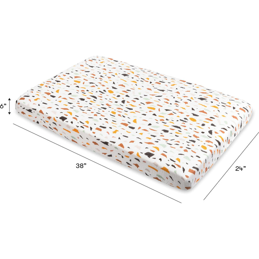 Organic Muslin Cotton Mini Crib Sheet