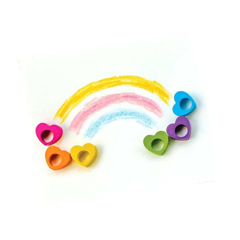 Heart Ring Crayons - Set of 6