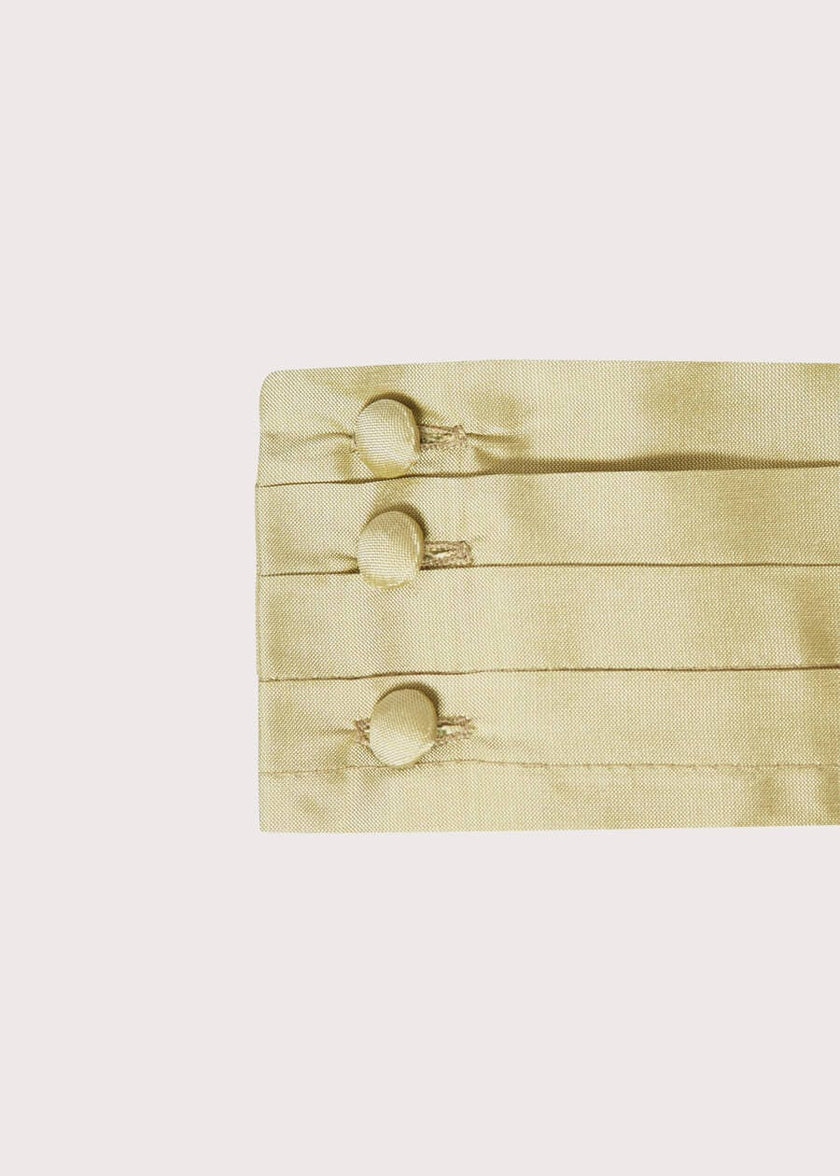 Green Silk Pageboy Cummerbund