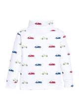Printed Turtleneck - Race Cars