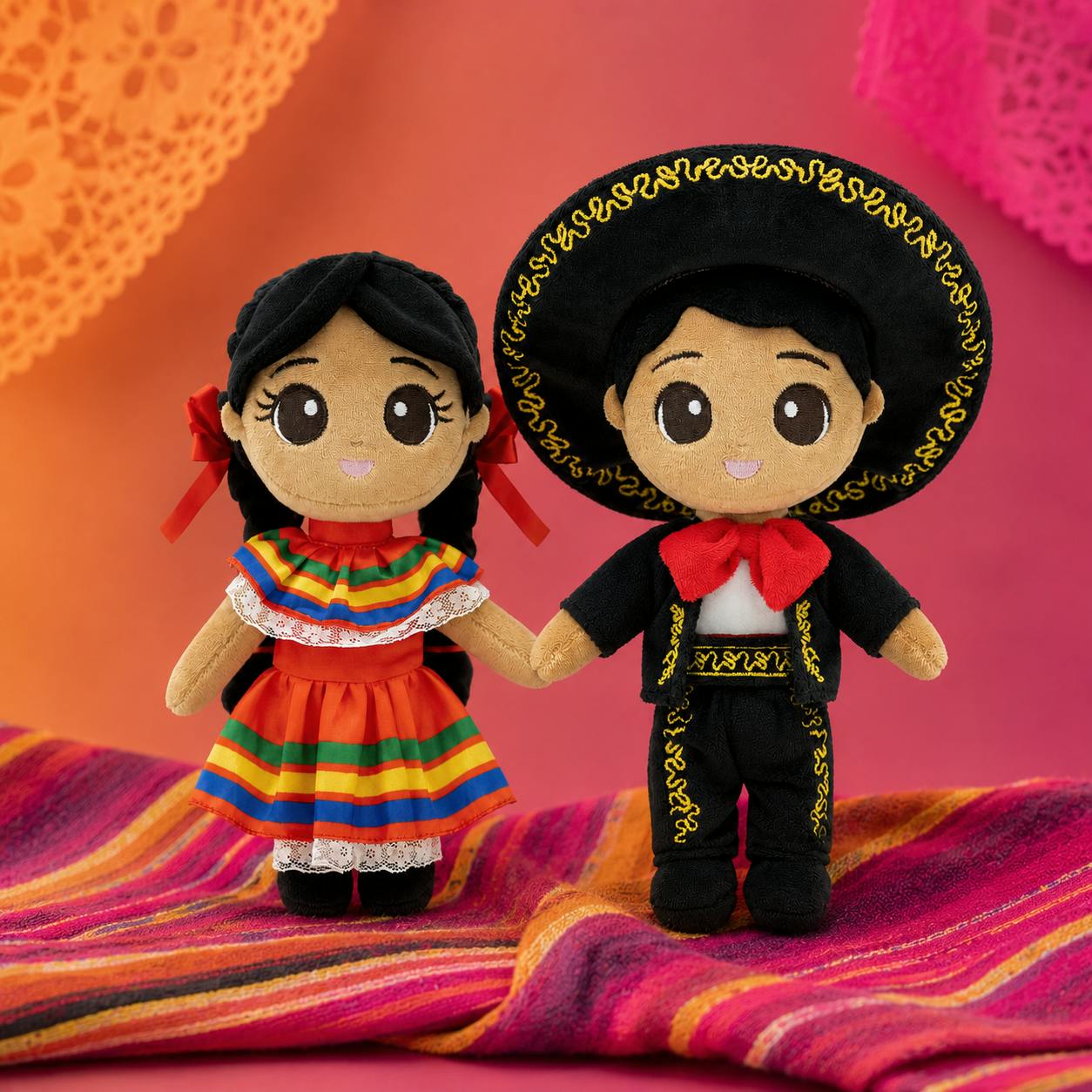 Mexican Cultural Doll Bundle – Mateo & Xochitl