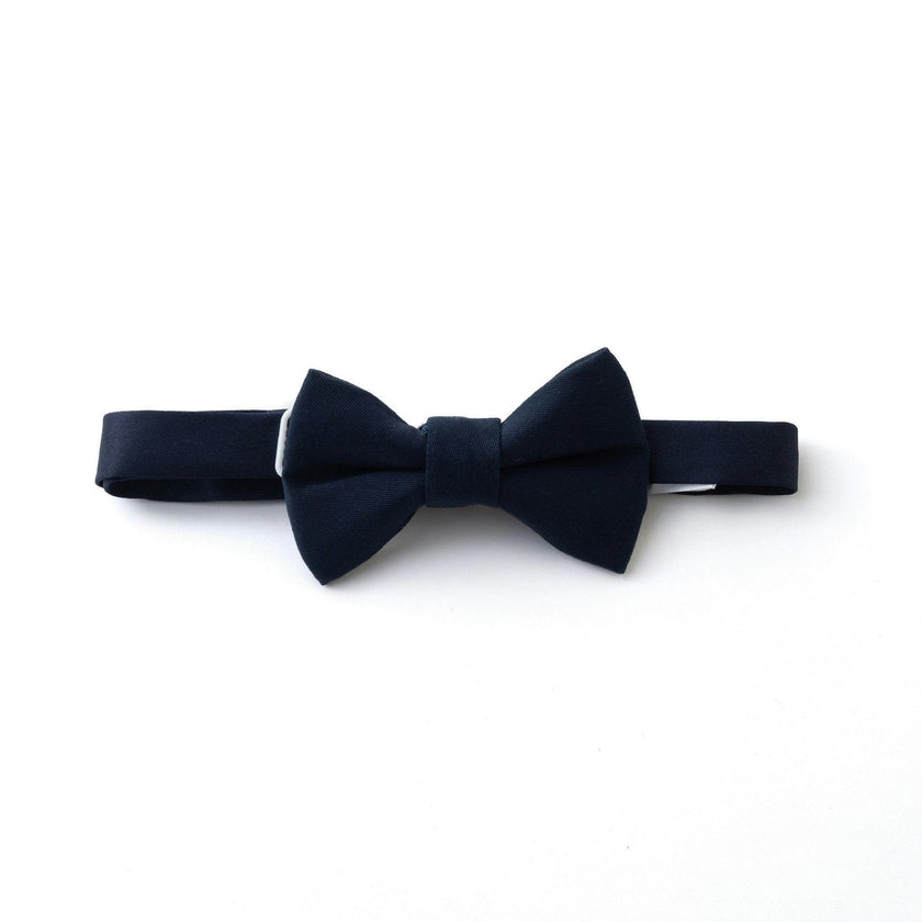 Kids White Buttondown Bowtie and Suspenders Set