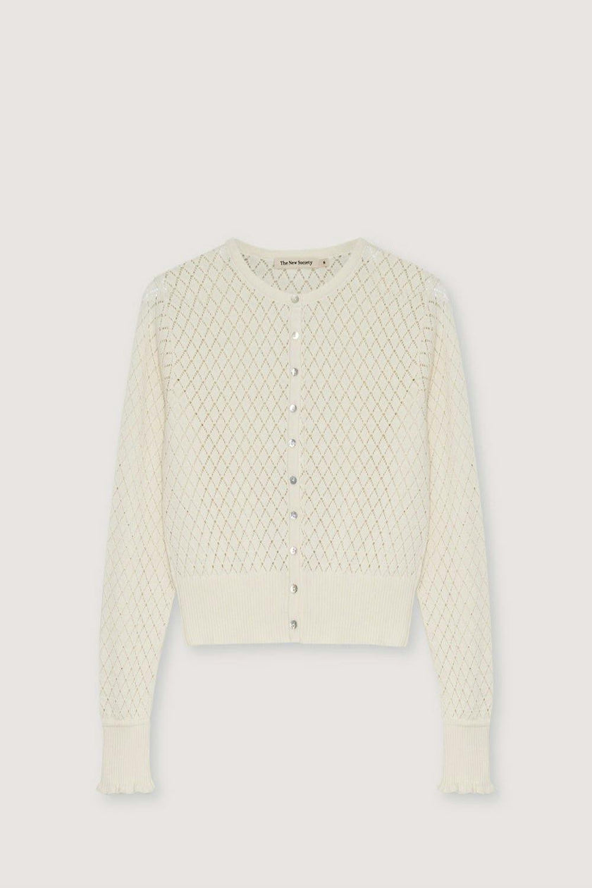 Lirio Woman Cardigan Ecru